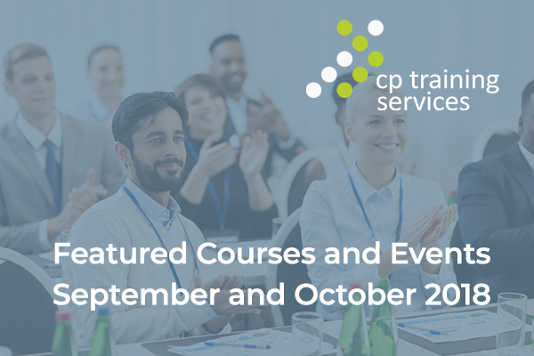 Courses & Events Sept/Oct
